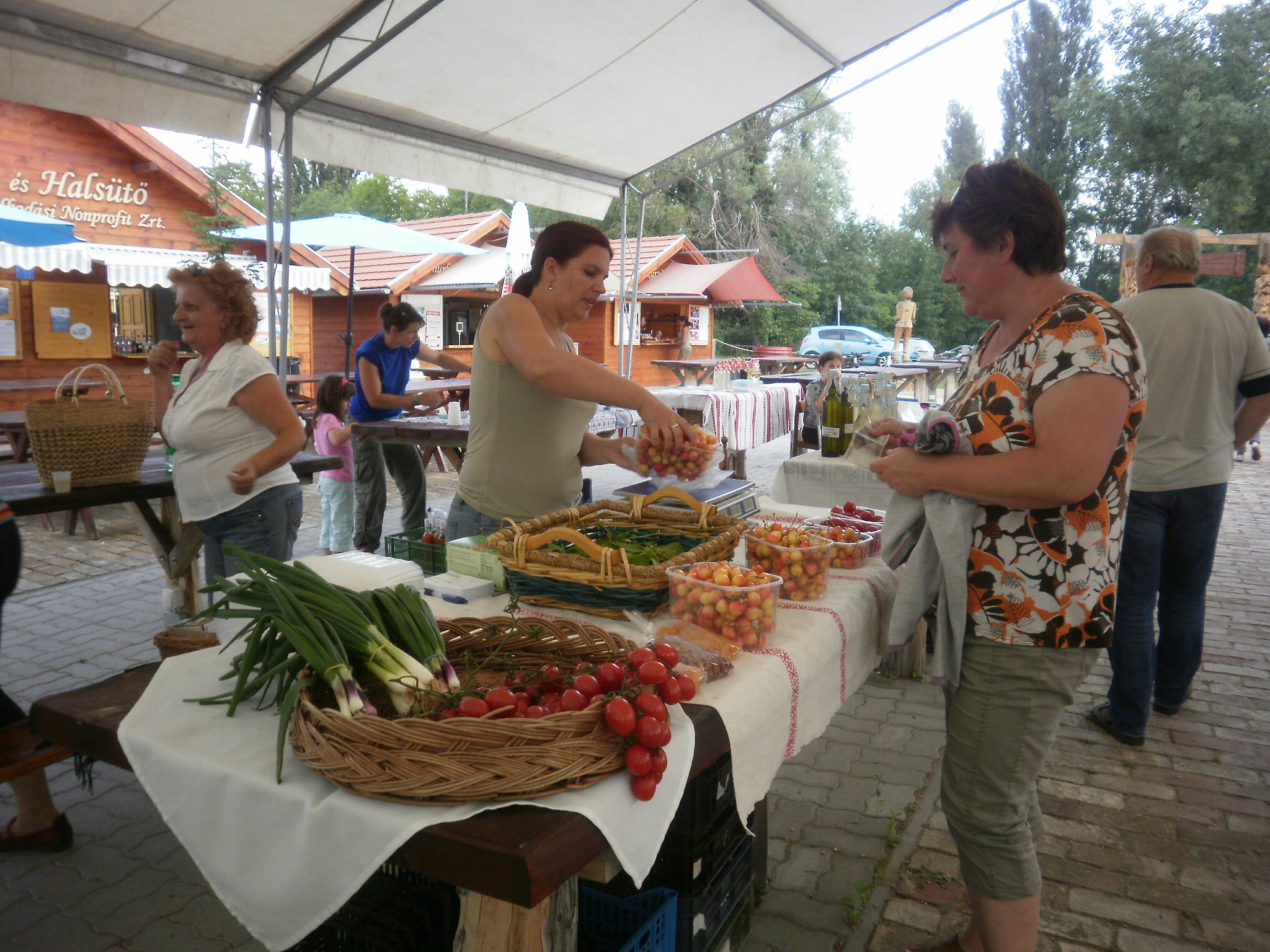 Piacszemle a gyenesdiási Első Balatoni Hal- és Termelői Piacon